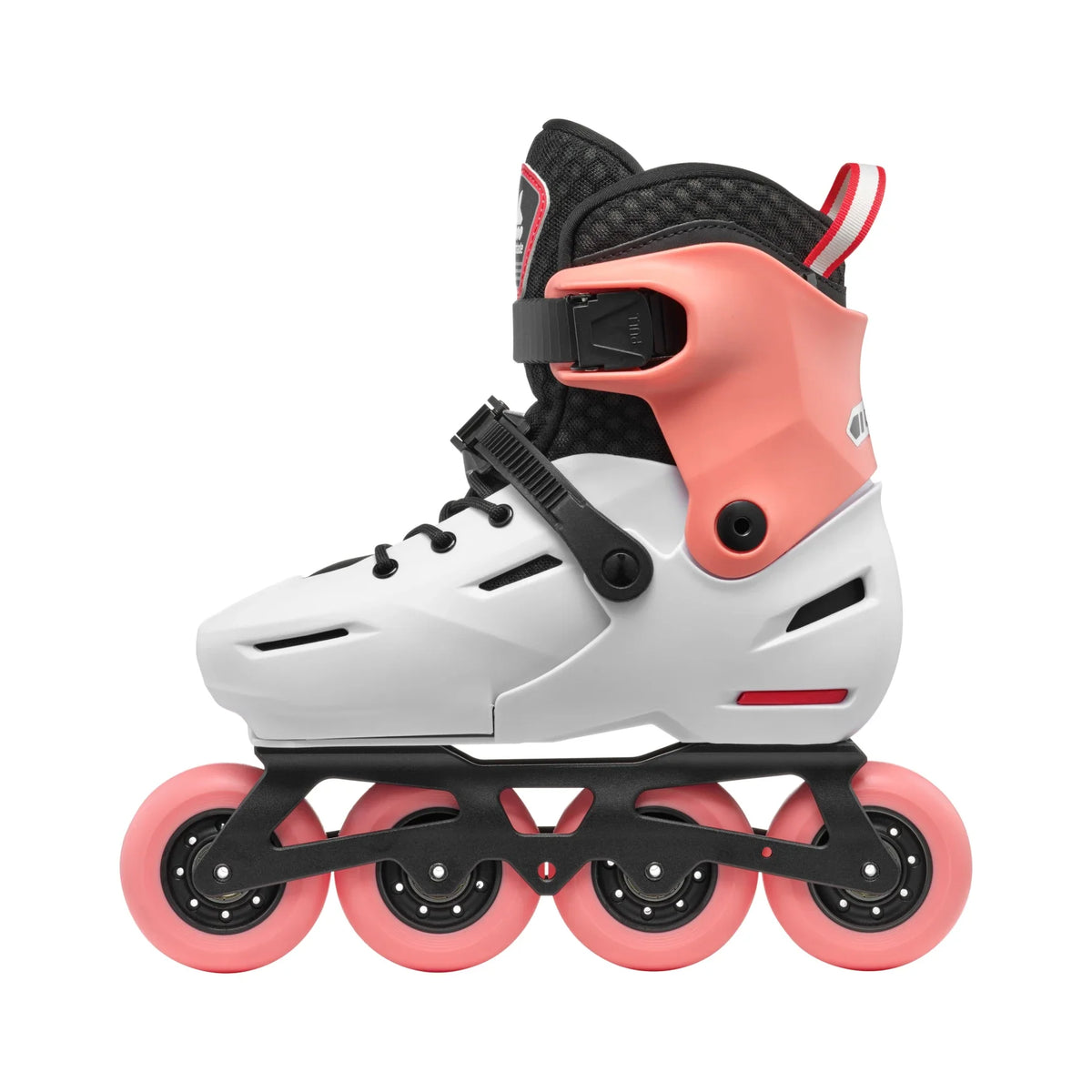 Rollerblade Apex Adjustable Inline Skate Platinum/Coral Inline Skates