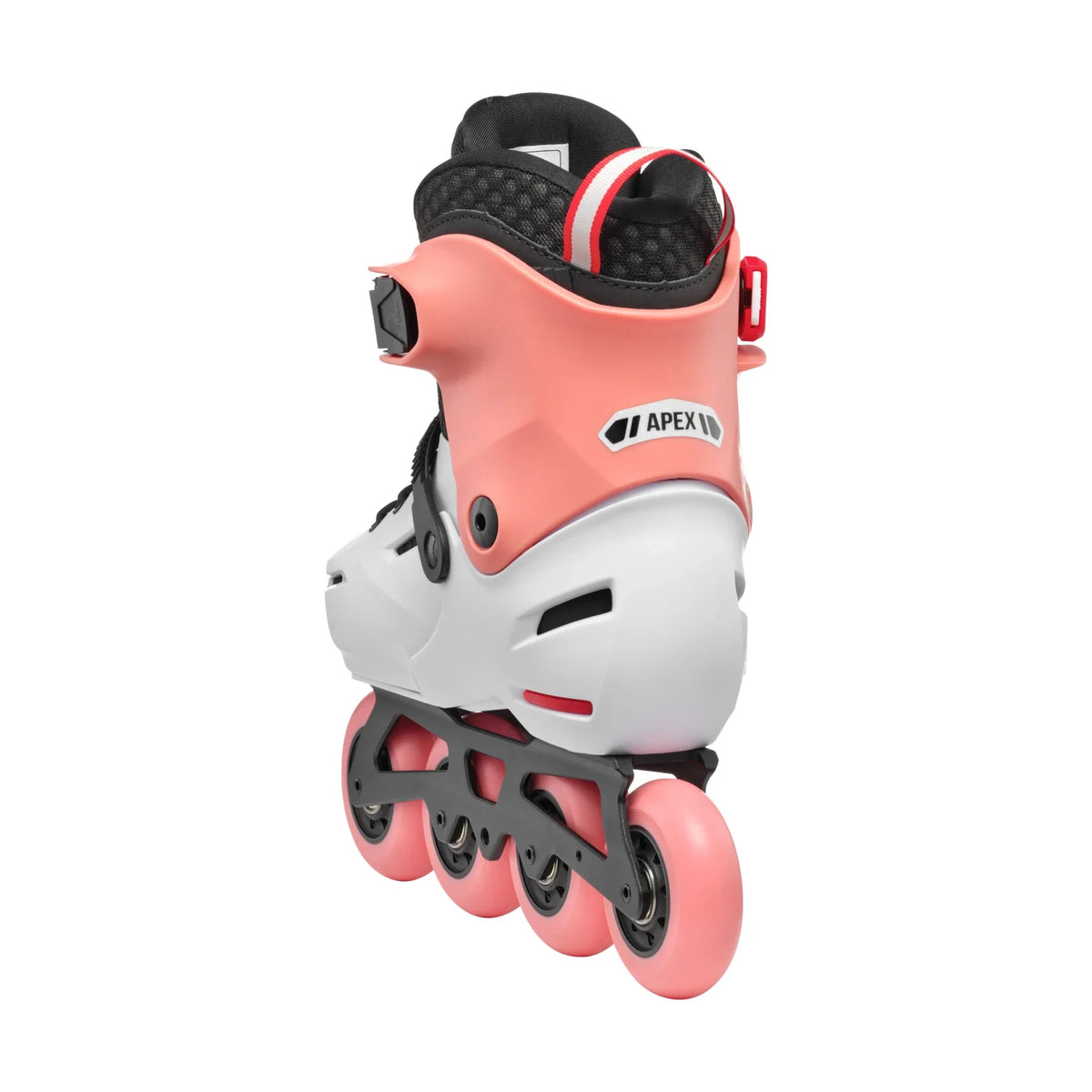 Rollerblade Apex Adjustable Inline Skate Platinum/Coral Inline Skates