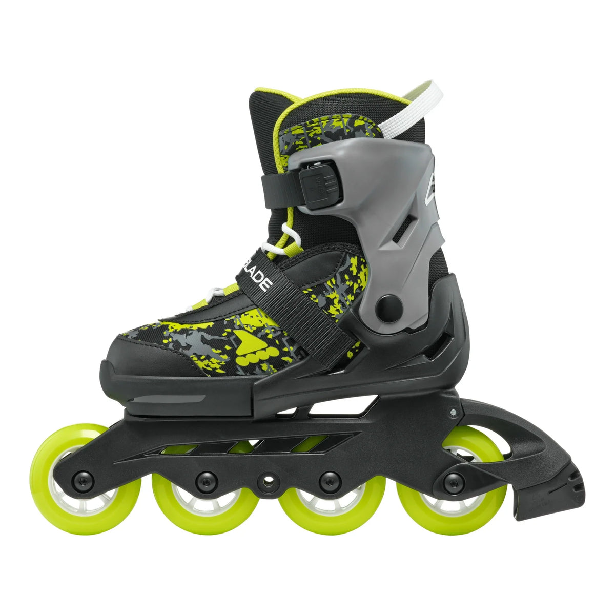 Rollerblade Microblade SL Adj Inline Skates Black/Lime Inline Skates