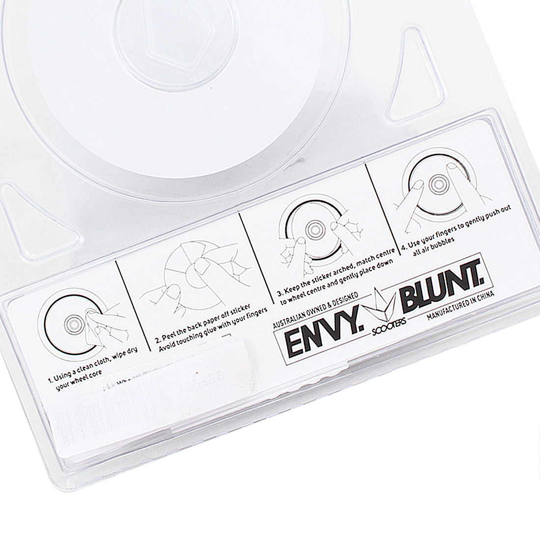 Envy Wheel Sticker Pack 110mm - Skull Scooter Accessories