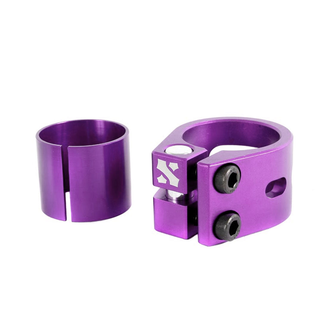 Sacrifice Nutron Collar Clamp - Purple Scooter Headsets and Clamps