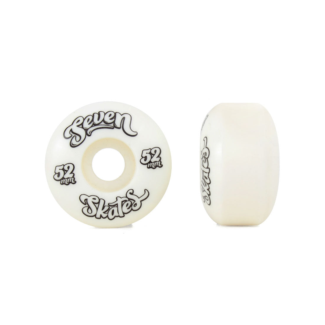 Seven 52mm Wheel 4pk - White Skateboard Wheels