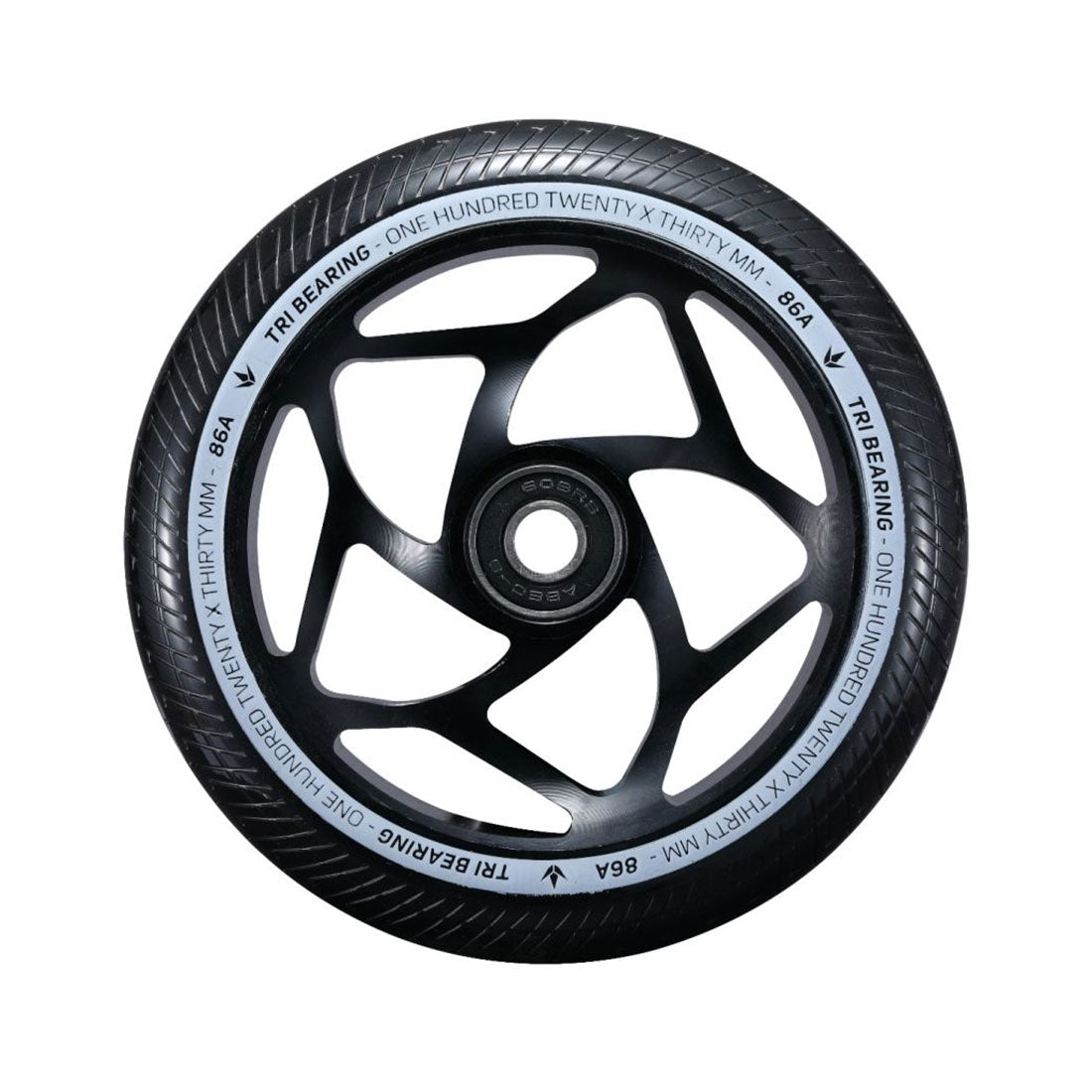 Envy Tri-Bearing 120x30mm Wheel - Black Scooter Wheels