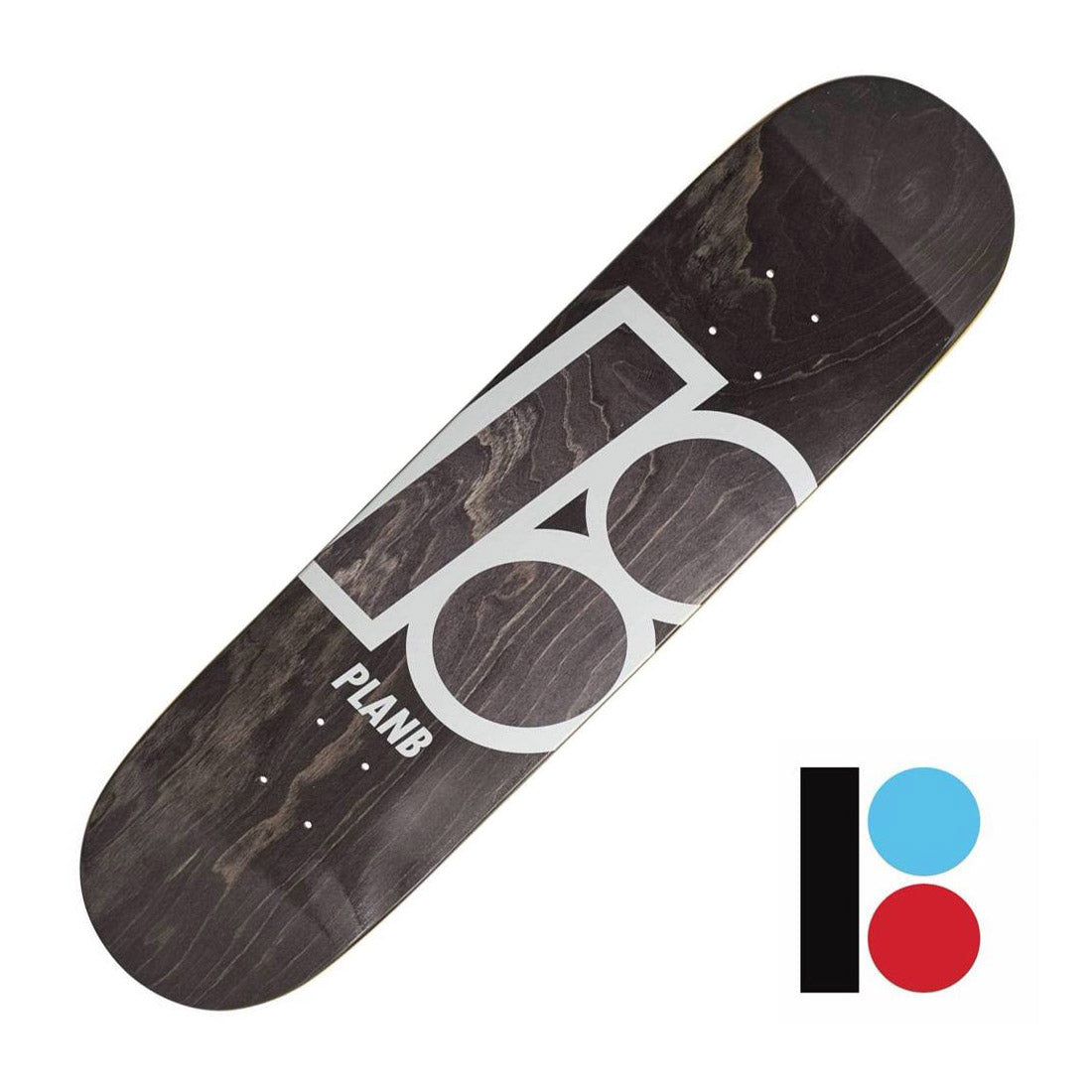 Plan B Team B Stain 8.5 Deck - Black - Skater HQ