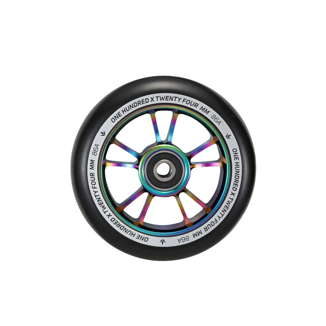 Envy 100mm Wheel - Black/Oil Slick Scooter Wheels
