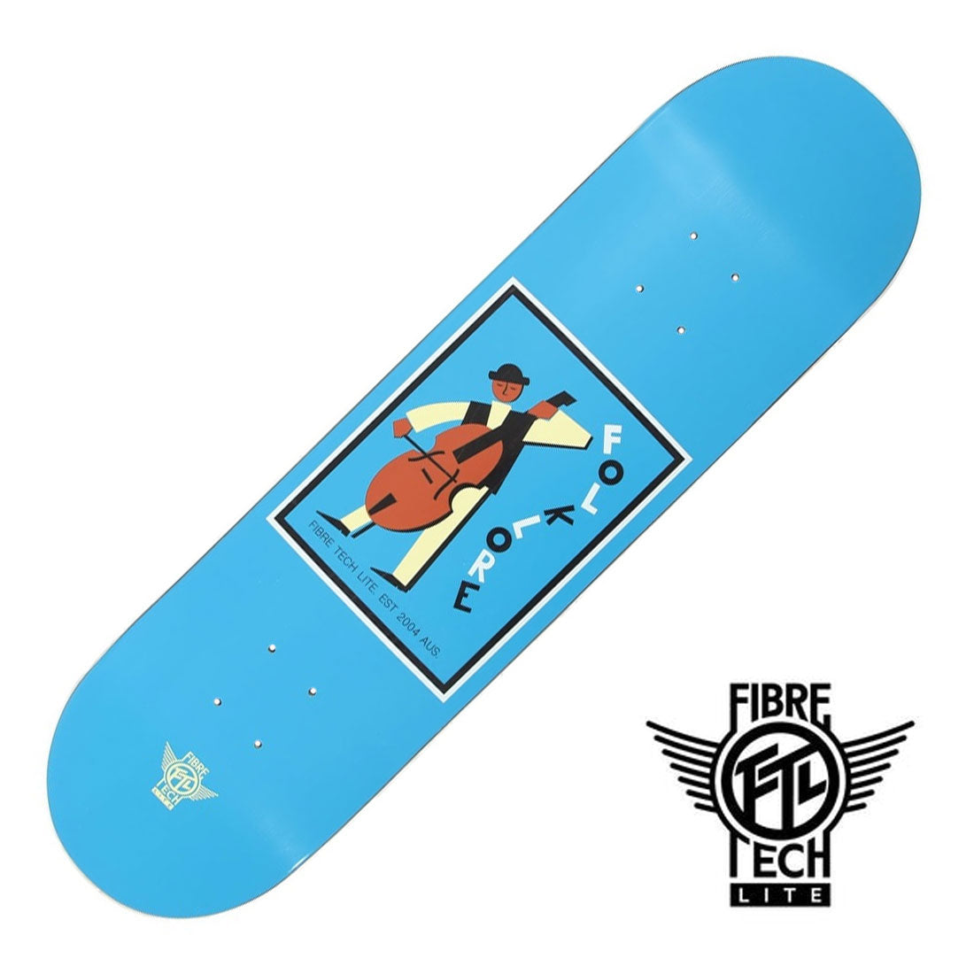 Folklore FTL Cello Deck - Blue Skateboard Decks Modern Street