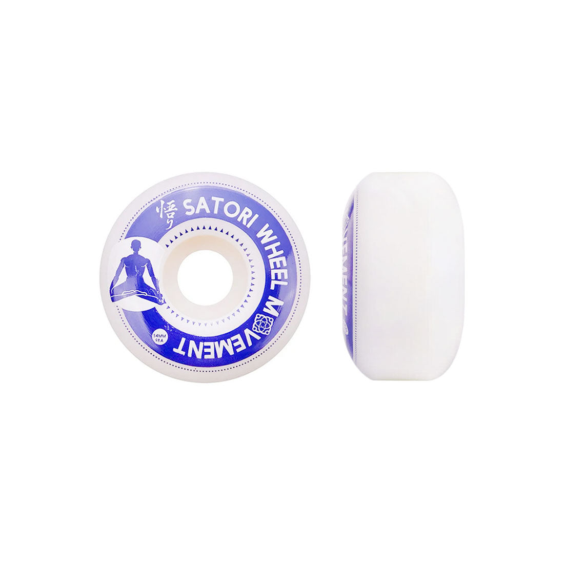 Satori Meditation 54mm 98a Slim - Blue Skateboard Wheels