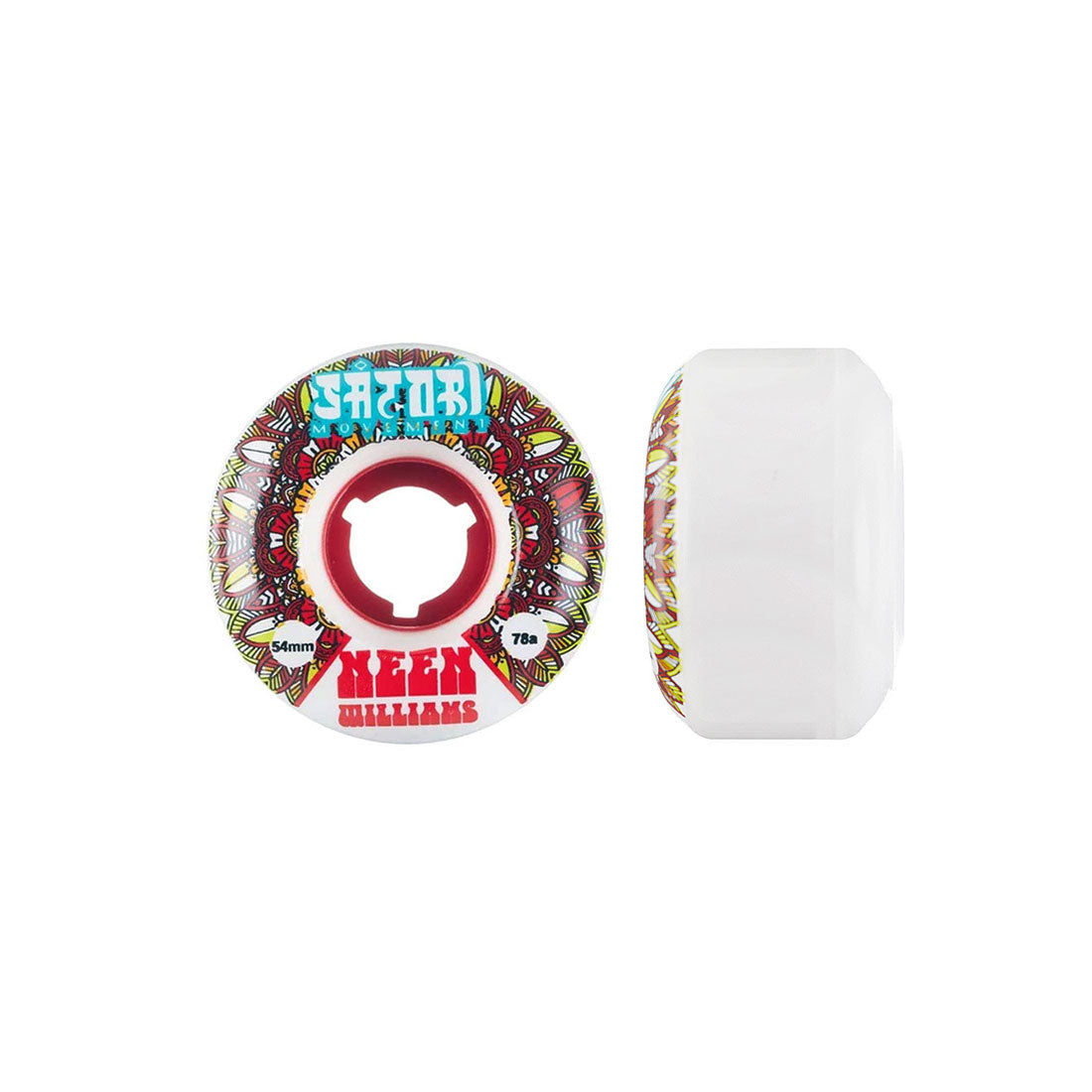 Satori Neen Native 54mm 78a Cruiser 4pk Skateboard Wheels