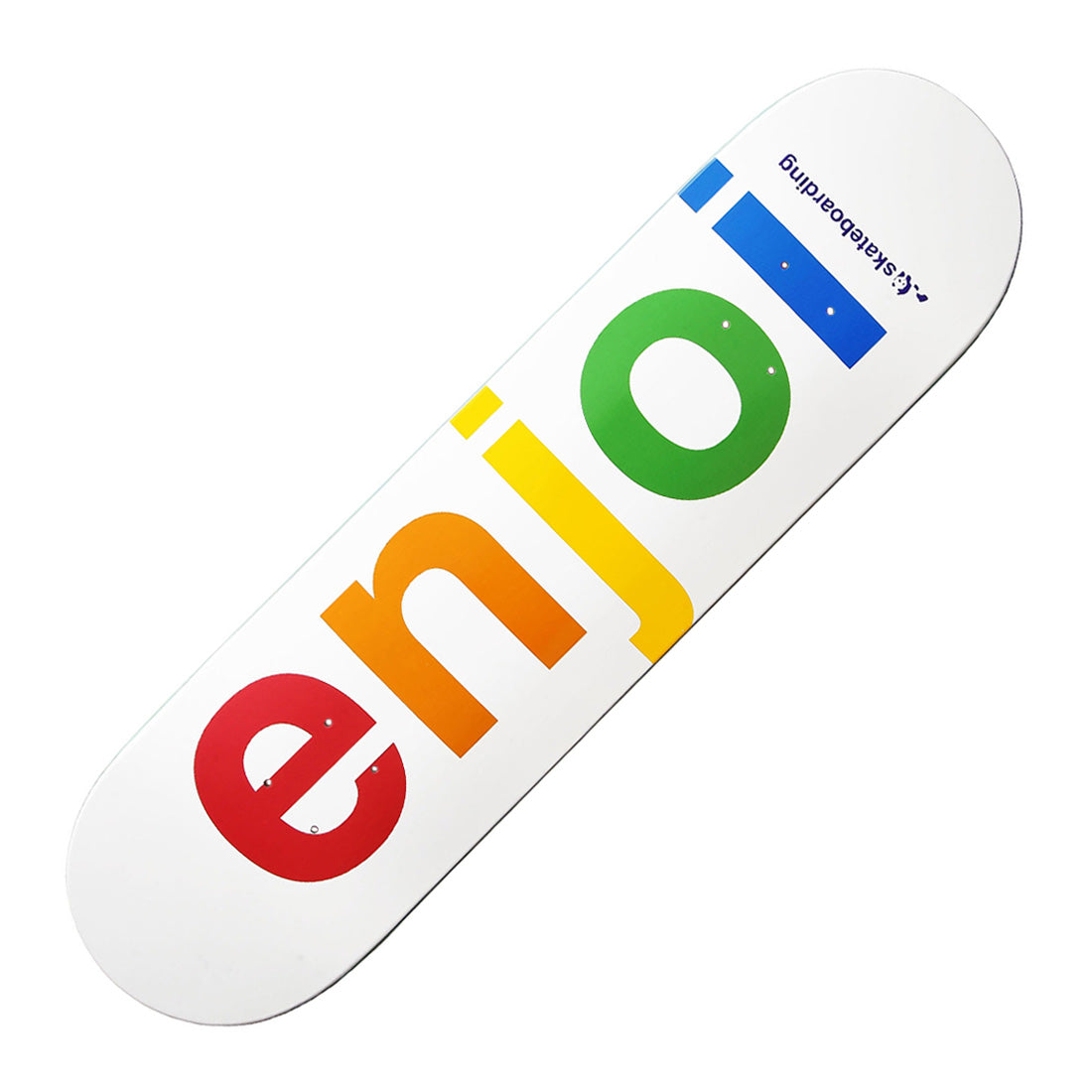 Enjoi Spectrum 9.0 Deck - White Skateboard Decks Modern Street