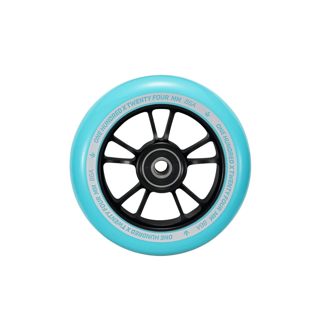 Envy 100mm Wheel - Teal/Black Scooter Wheels