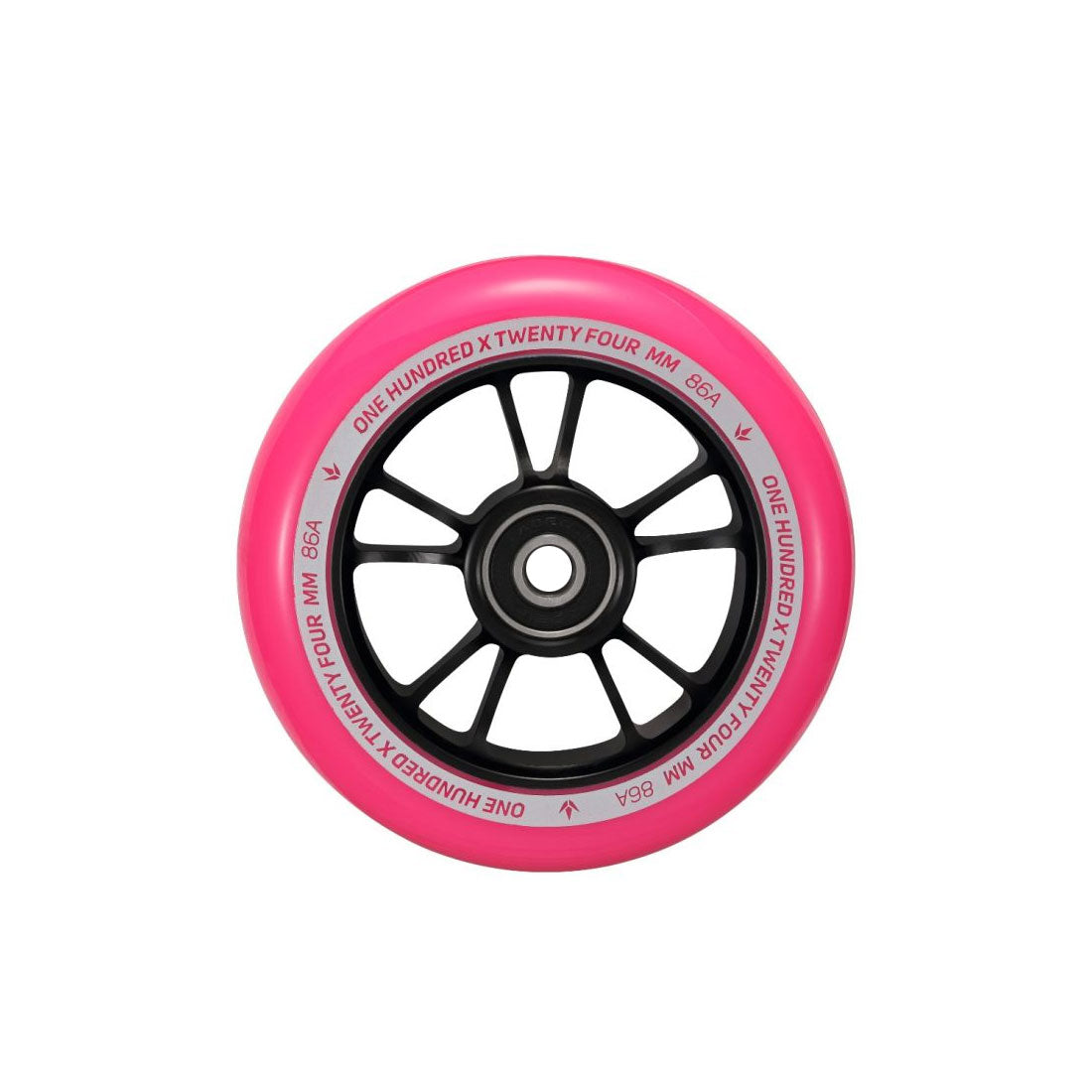 Envy 100mm Wheel - Pink/Black Scooter Wheels