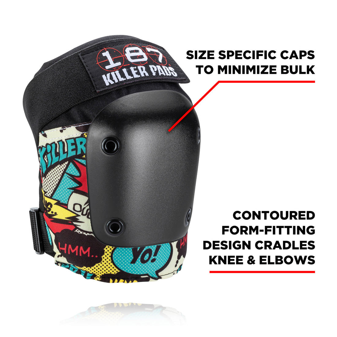 187 Knee/Elbow Combo Pack - Comic Protective Gear