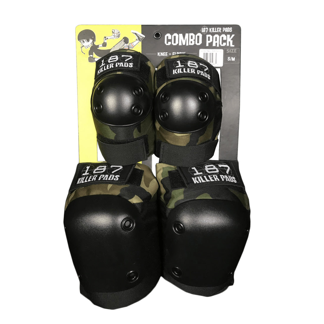 187 Knee/Elbow Combo Pack - Camo Protective Gear