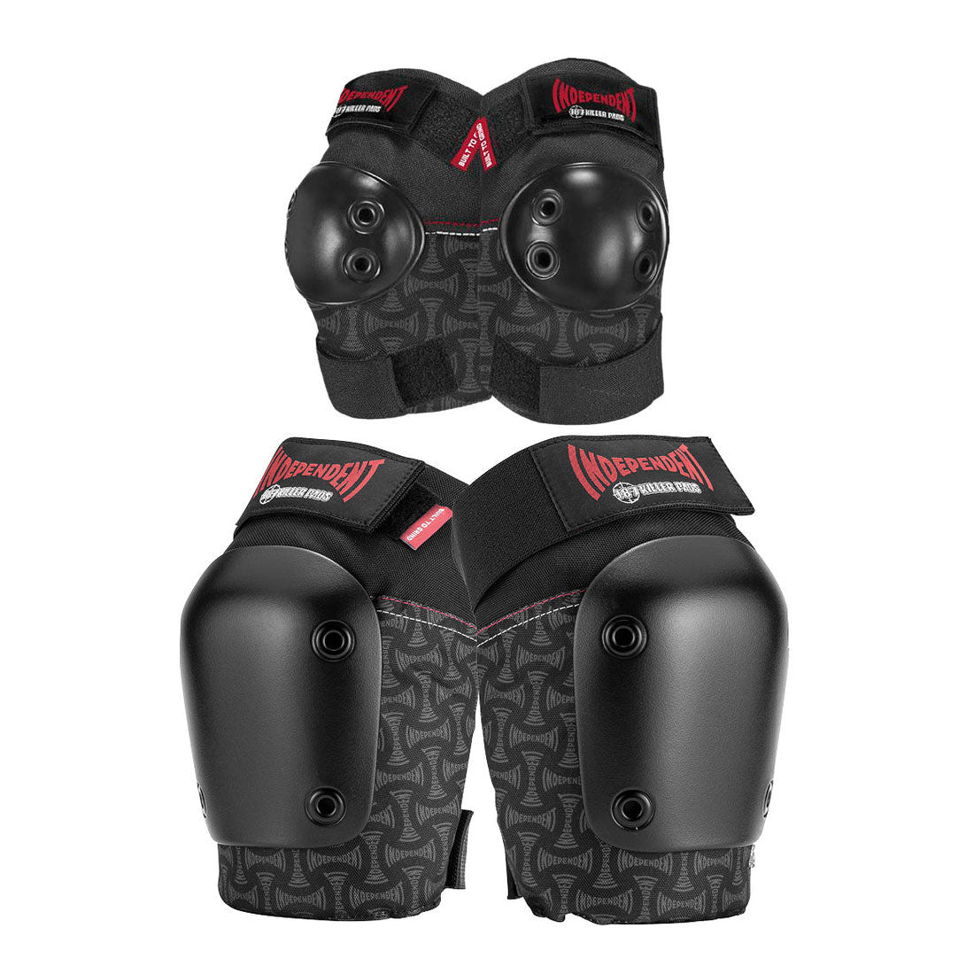 187 Knee/Elbow Combo Pack - Independent Black Protective Gear