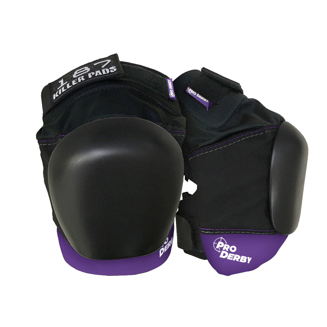 187 Pro Derby Knee - Black/Purple - Skater HQ