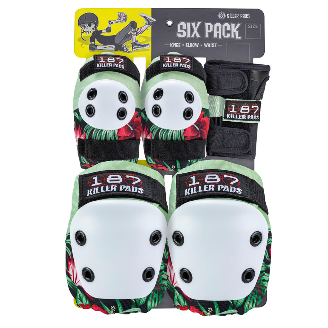 187 Six-Pack Adult - Hibiscus Protective Gear