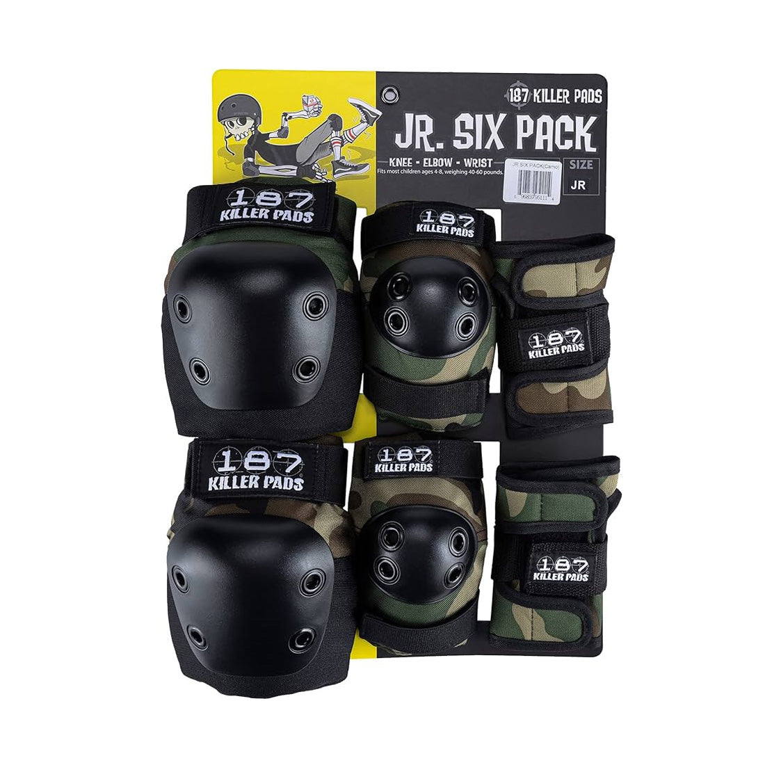 187 Six-Pack Youth - Camo Protective Gear