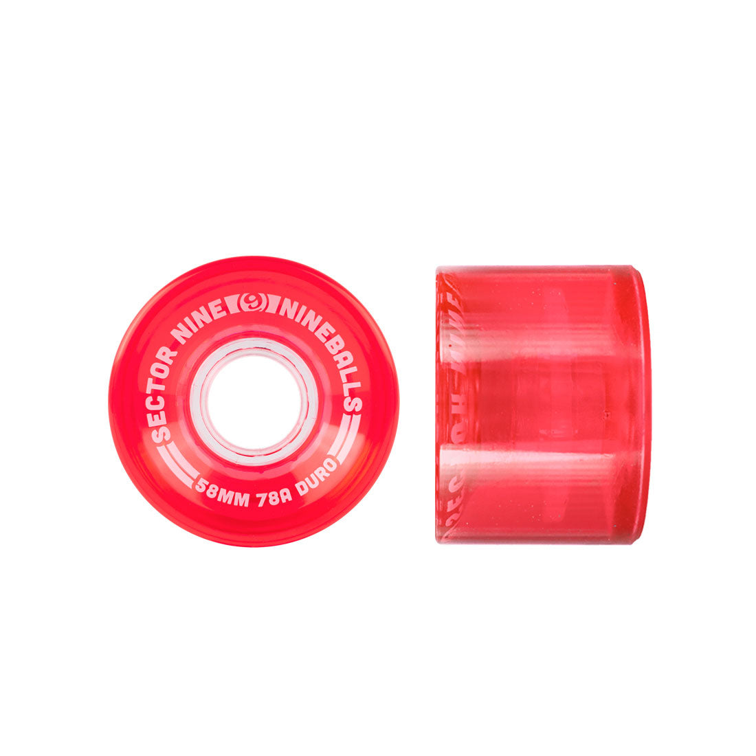 Sector 9 Nineballs 58mm 78a 4pk - Red Skateboard Wheels