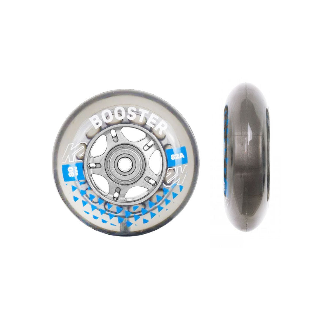 K2 Booster 80mm 82a 8pk w/ ILQ7 Bearings Inline Rec Wheels