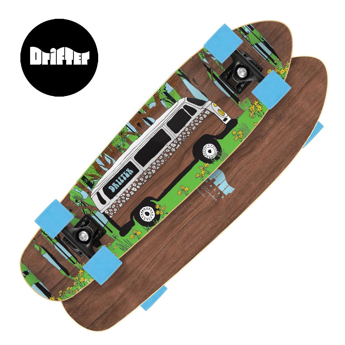 Drifter Nugget 29 CTS Kombi Complete - Blue Skateboard Compl Cruisers