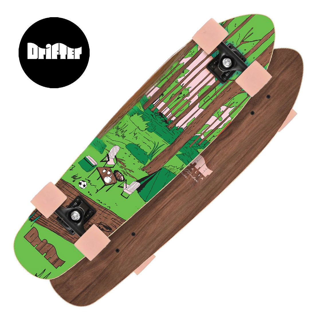 Drifter Tube Finder 31 CTS Camp Complete - Pink Skateboard Compl Cruisers