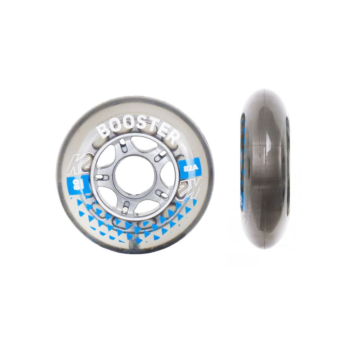 K2 Booster 80mm 82a 4pk - Smoke Inline Rec Wheels