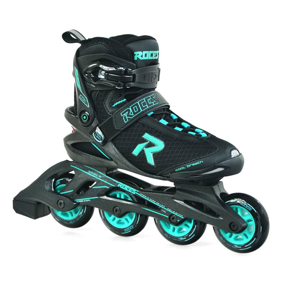 Roces ICON W Black/Aqua Inline Rec Skates