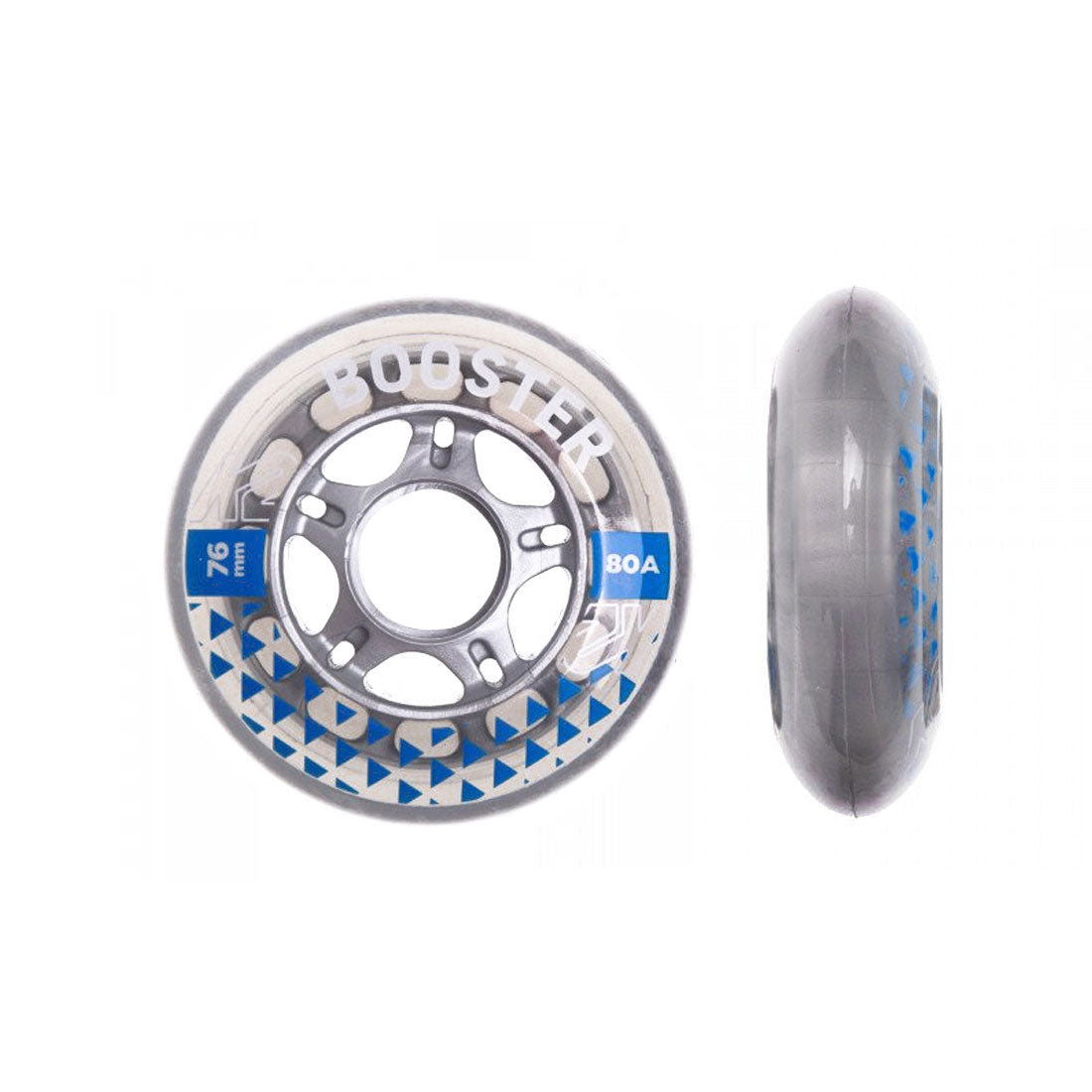 K2 Booster 76mm 80a 4pk - Smoke Inline Rec Wheels