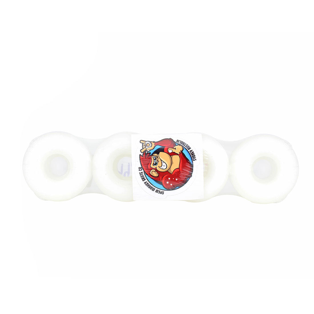 Spew Monkey #1s 54mm 99a Classic Wheels 4pk - Natural White Skateboard Wheels