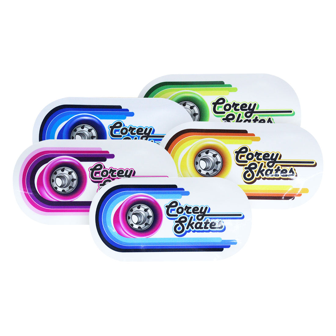 Corey Skates Medium Sticker - Assorted Stickers