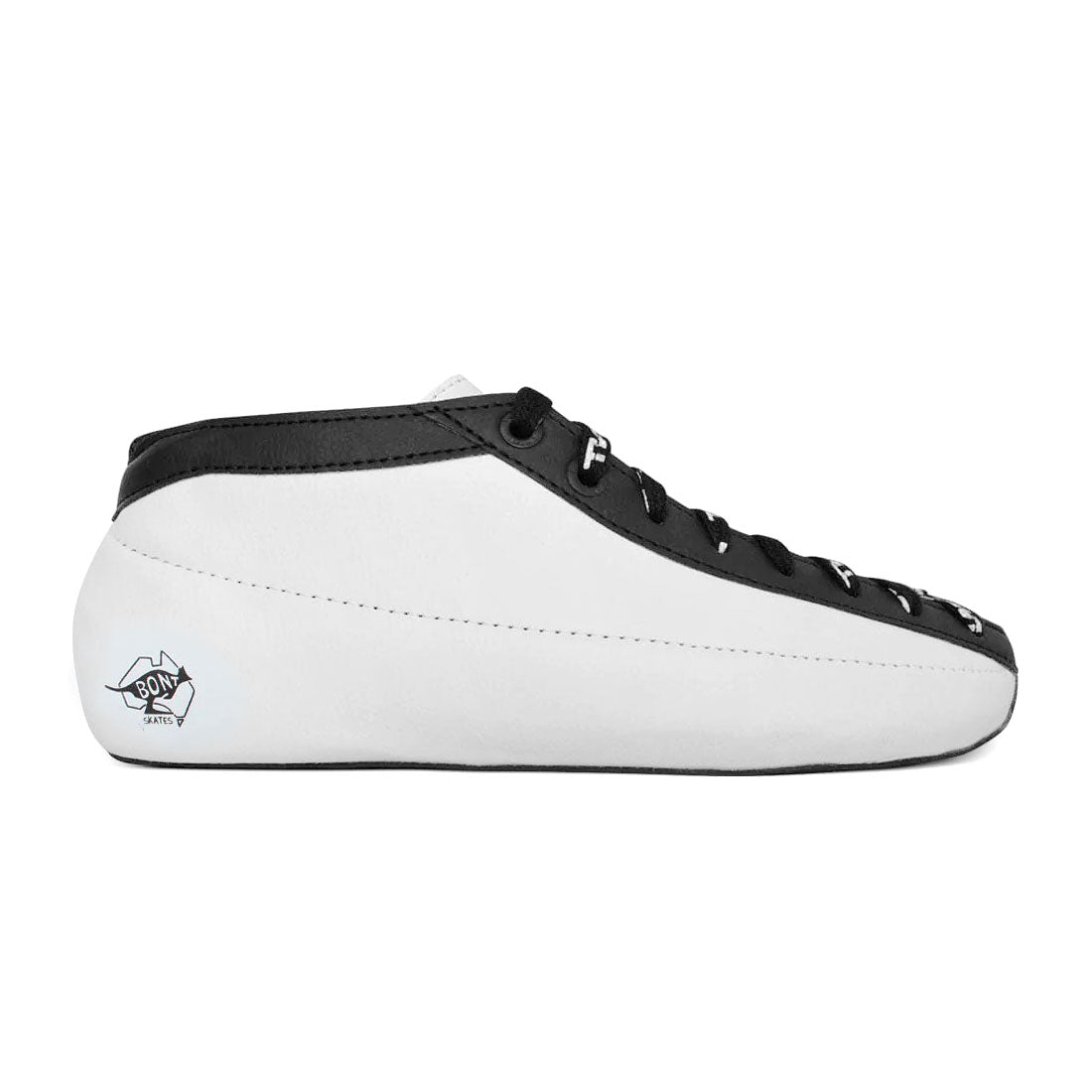 Bont Quad Racer Microfibre Boot - White/Black Bont 7 / EU39 Roller Skate Boots