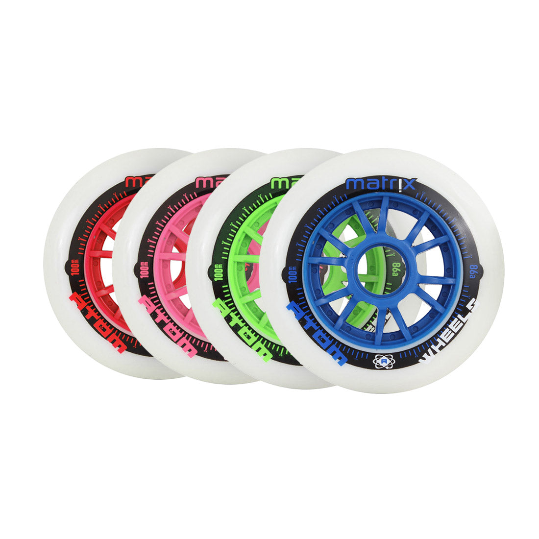 Atom Matrix 100mm 86a Single Inline Rec Wheels