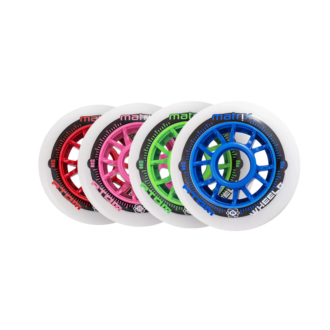 Atom Matrix 80mm 86a Single Inline Rec Wheels