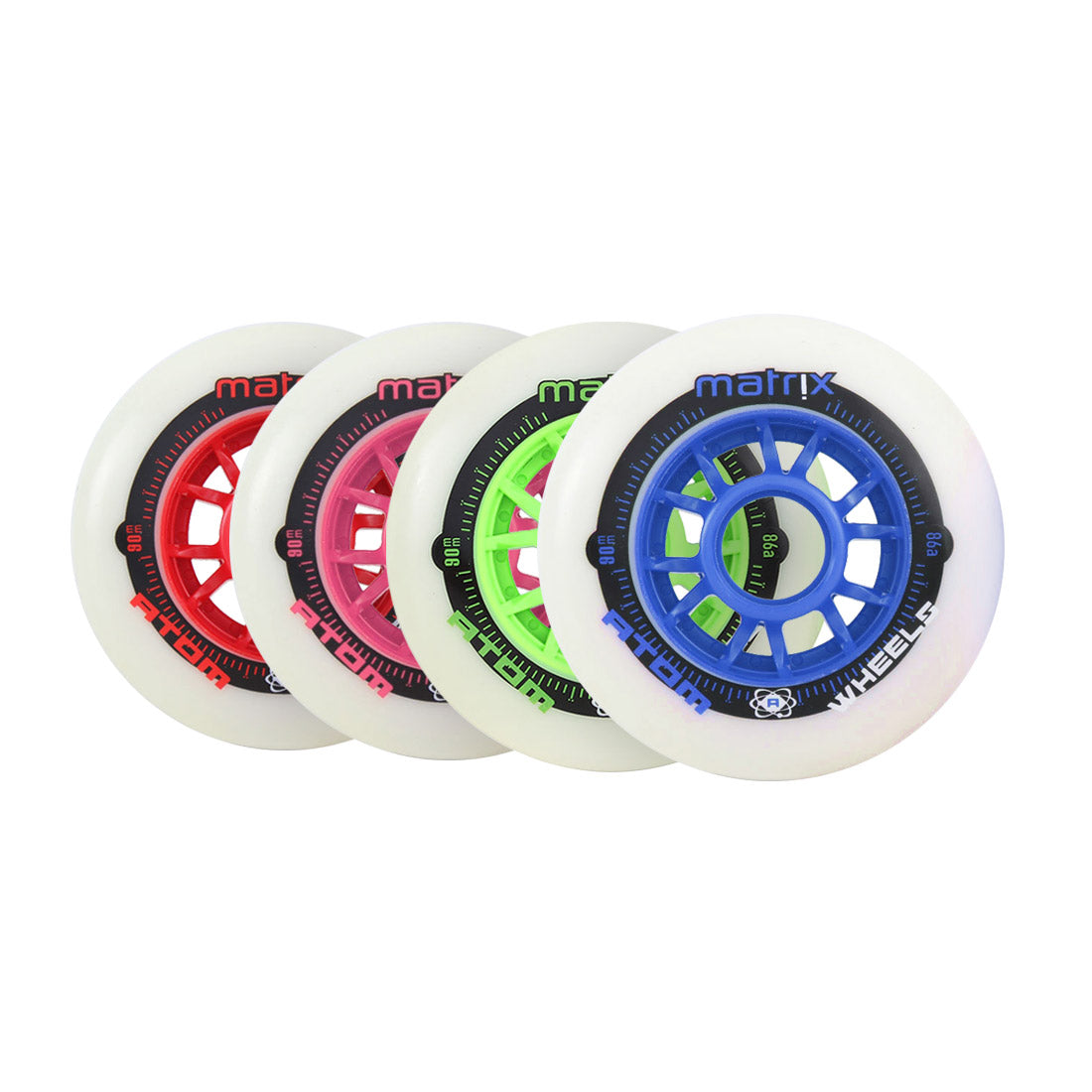 Atom Matrix 90mm 86a Single Inline Rec Wheels