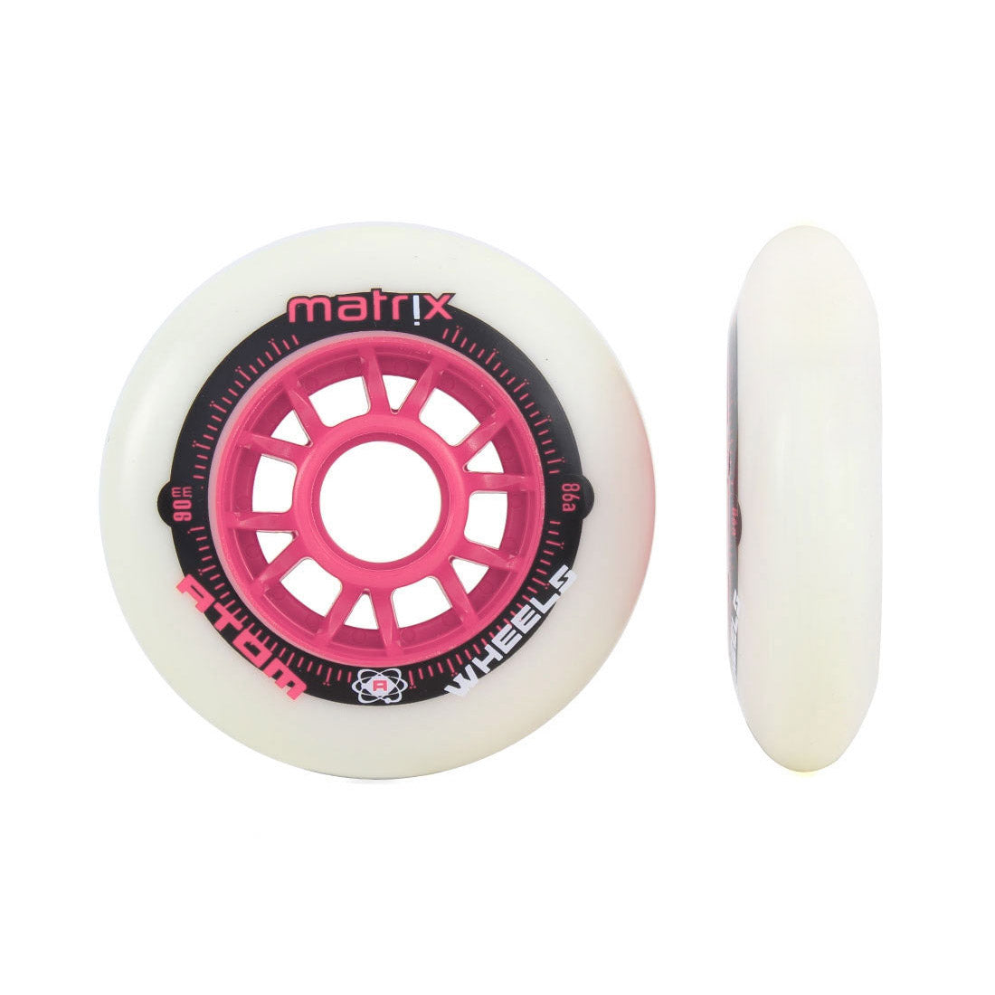 Atom Matrix 90mm 86a Single Pink Inline Rec Wheels