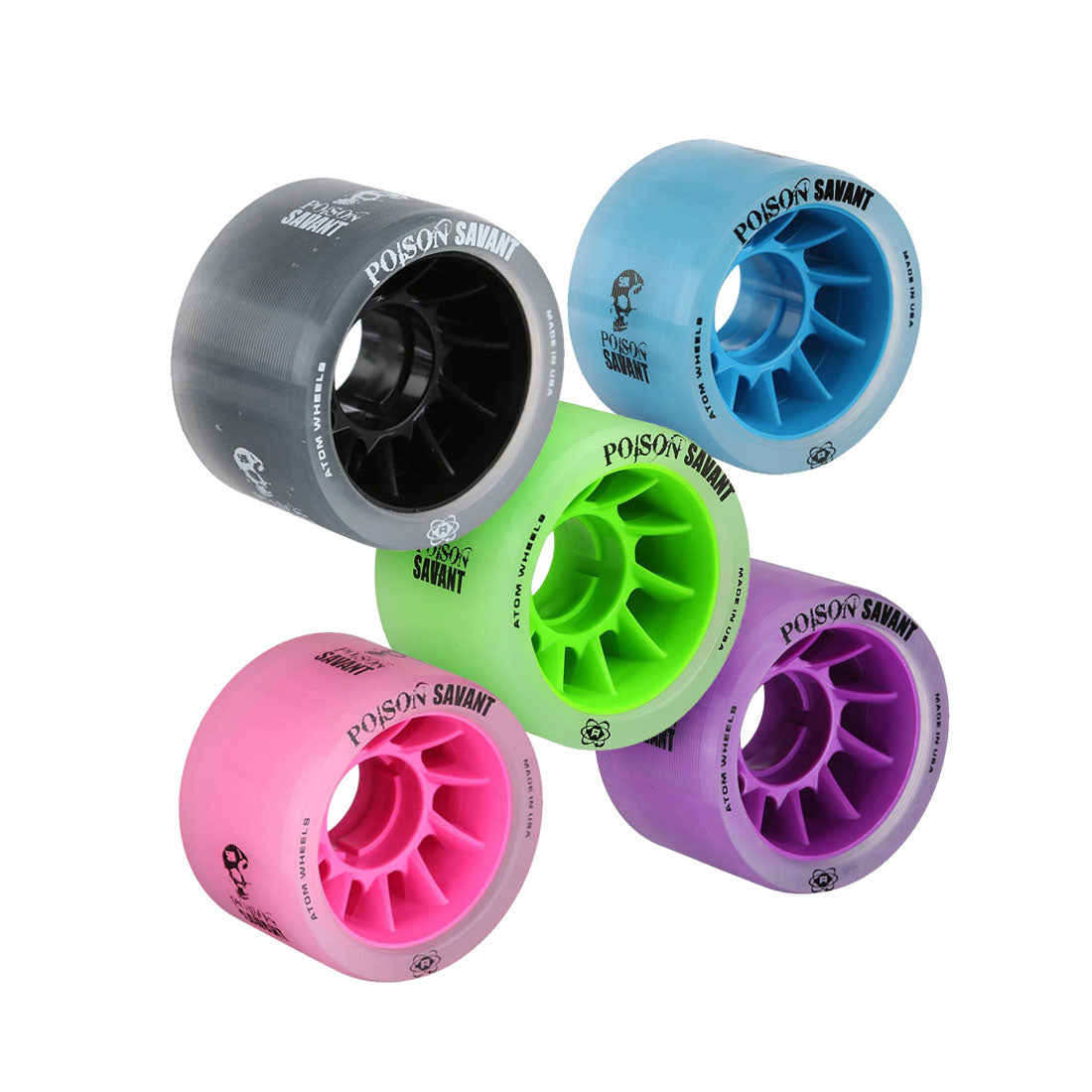 Atom Savant Poison 59mm 84a 4pk Roller Skate Wheels