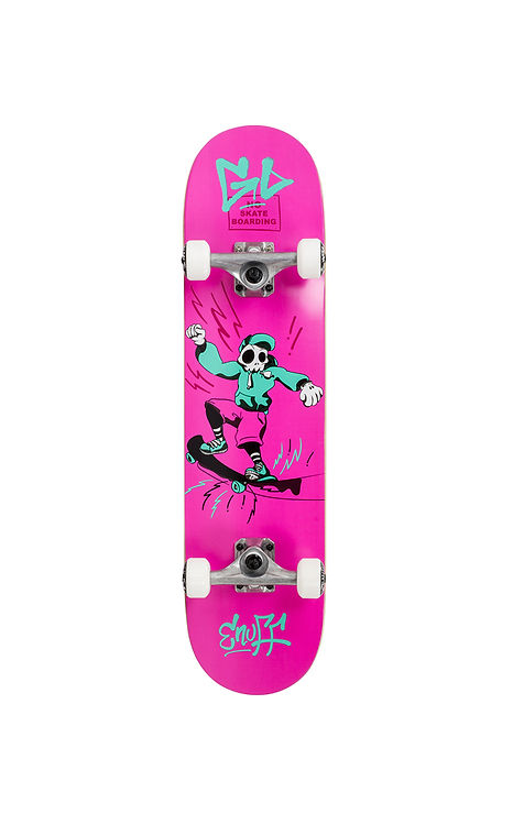 Enuff Skully Skateboard Complete 7.75 Pink Skateboard
