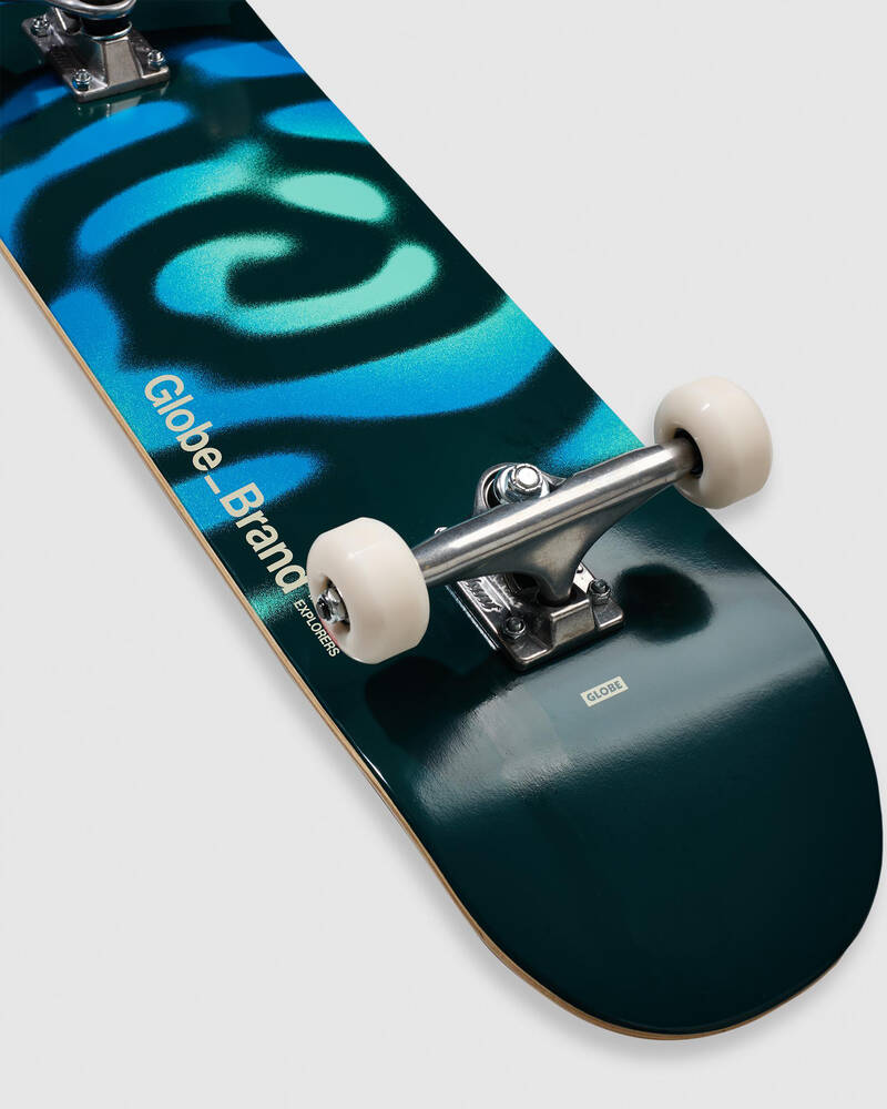 Globe G0 Pond 8.0" Complete Skateboard - Blue/Green Skateboards