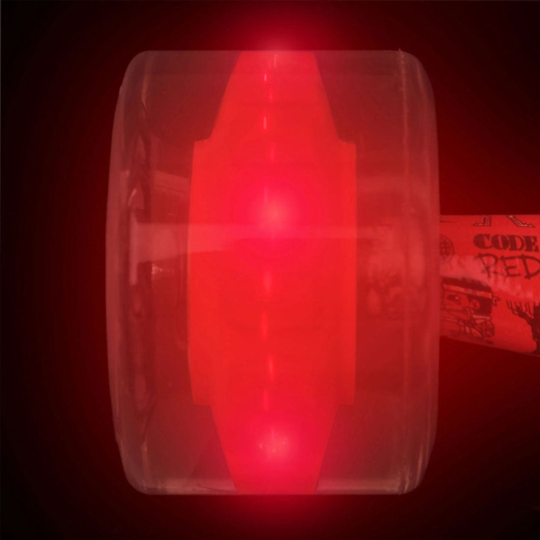 Slime Balls x Stranger Things Light Ups LED 66mm 78a - Clear/Red