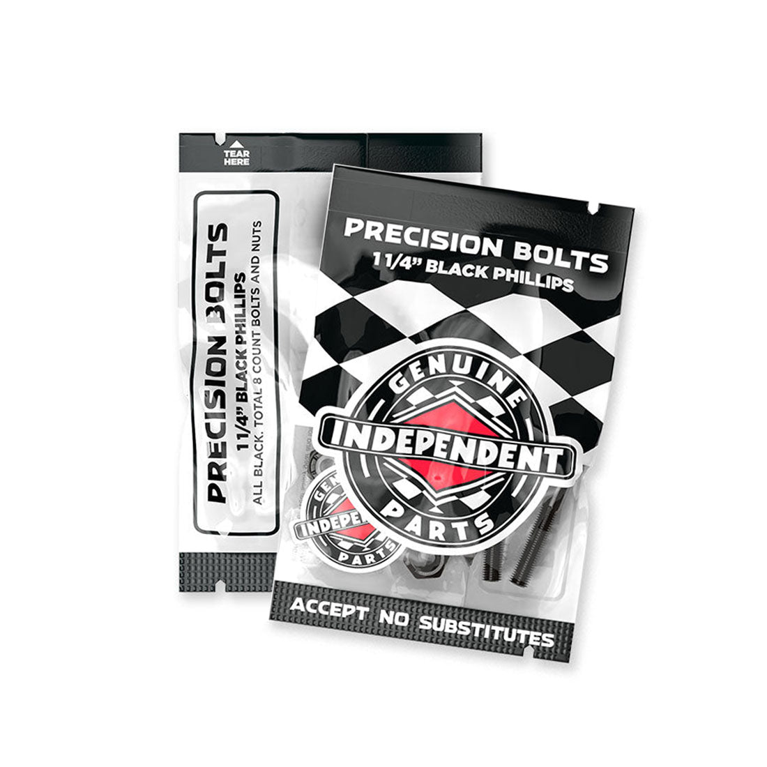 Independent 1.25 Phillip Hardware - Black Skateboard Hardware and Parts