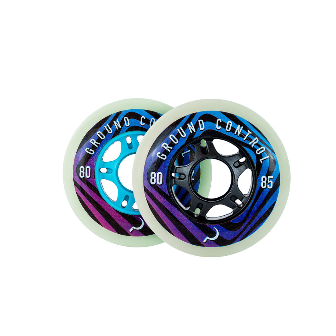 Ground Control Glow 80mm Wheels 4pk Inline Rec Wheels