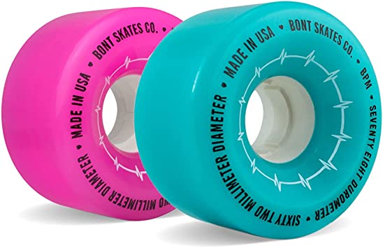 Bont BPM Outdoor Wheels 62mm 78a 4pk Roller Skate Wheels