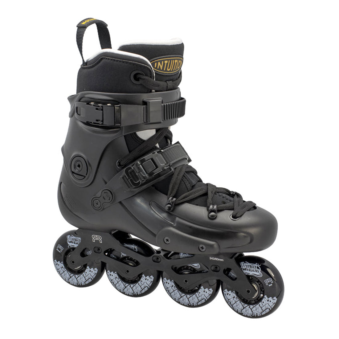 FR Skates FR1 80 Deluxe Intuition - Black/White Inline Rec Skates