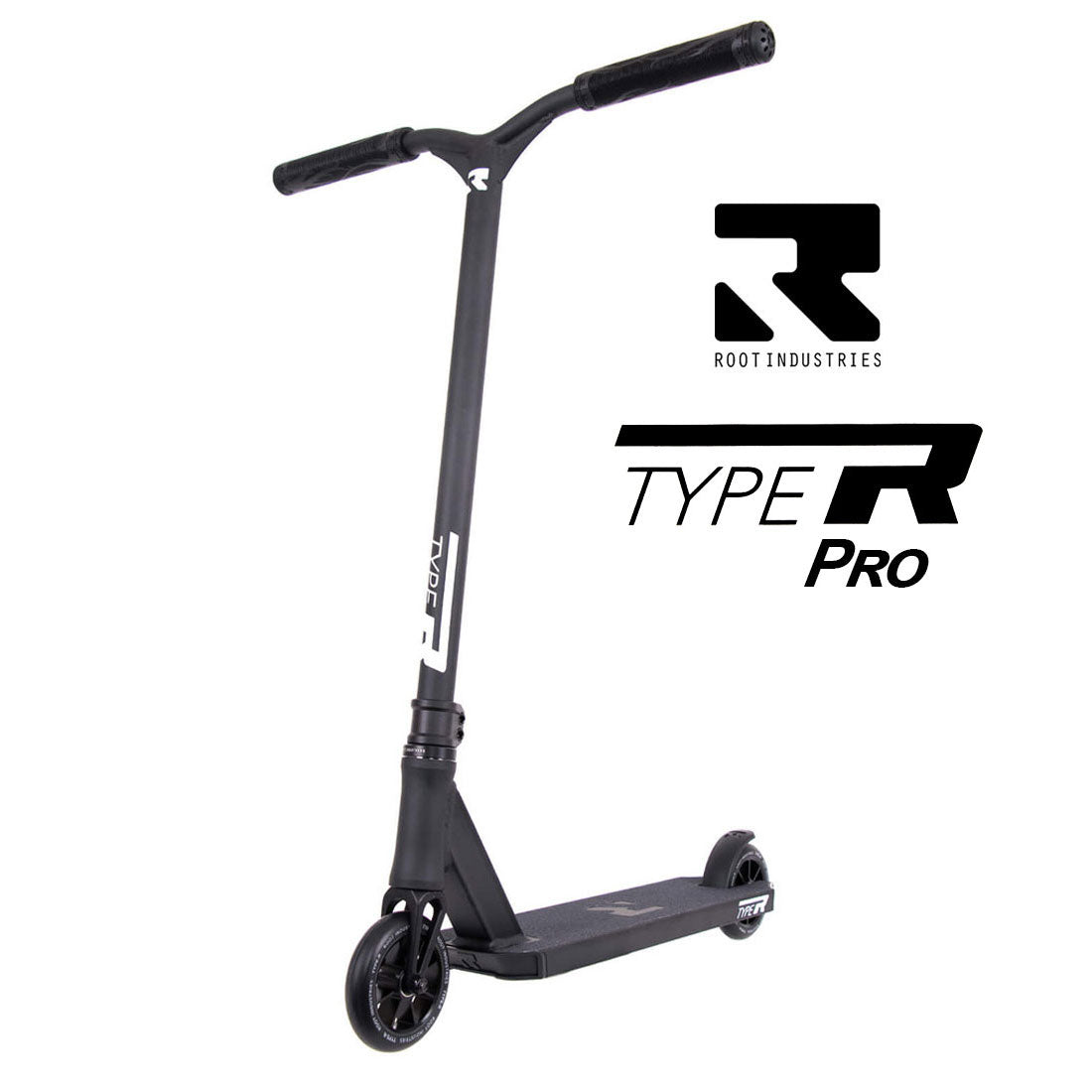 Root Industries Type R Pro - Matte Black Scooter Completes Trick