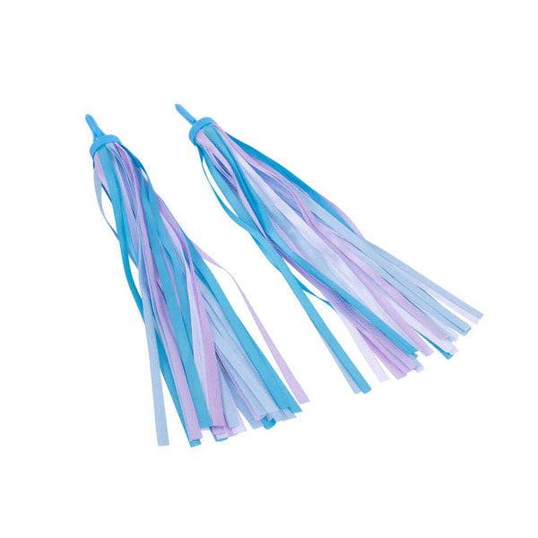 I-Glide Scooter Ribbons - Blue/White Scooter Accessories