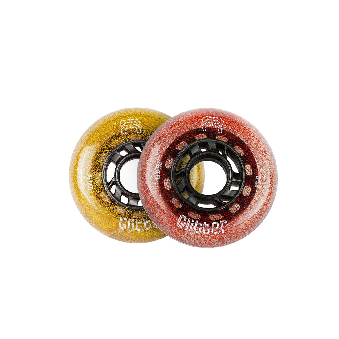 FR Glitter 76mm 85a Wheels - Single Inline Rec Wheels