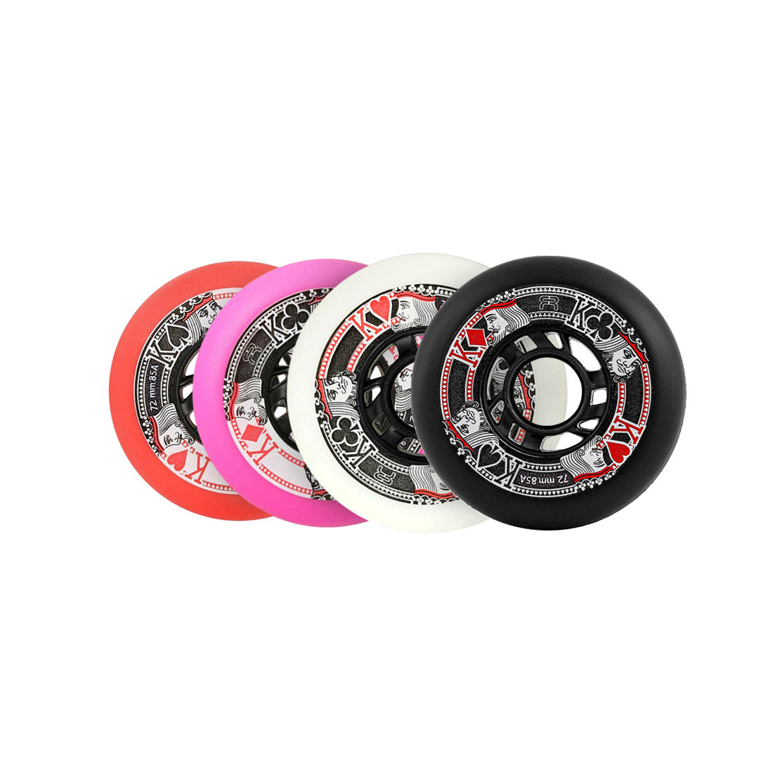 FR Street Kings 72mm 85a 4pk Inline Rec Wheels