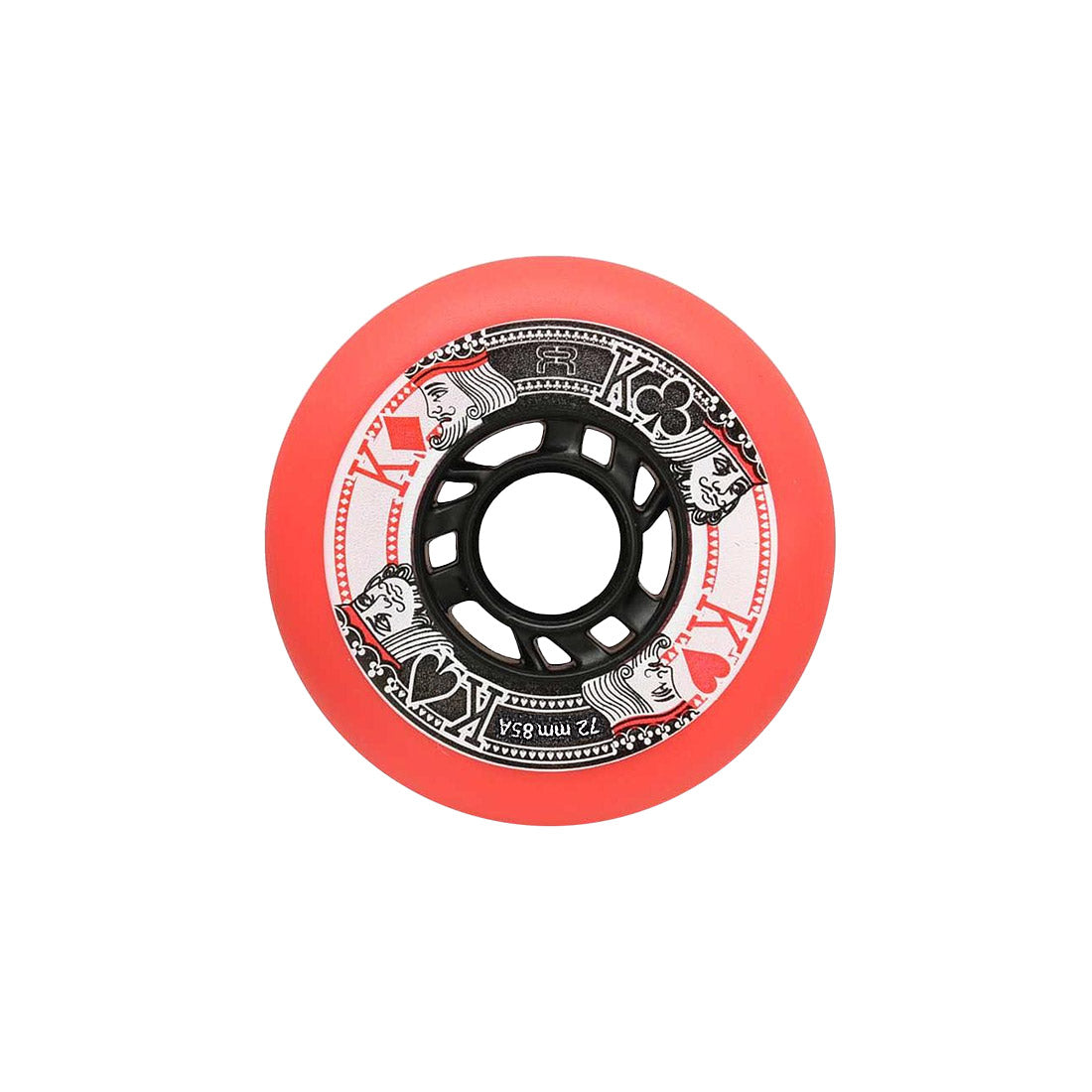 FR Street Kings 72mm 85a 4pk Red Inline Rec Wheels