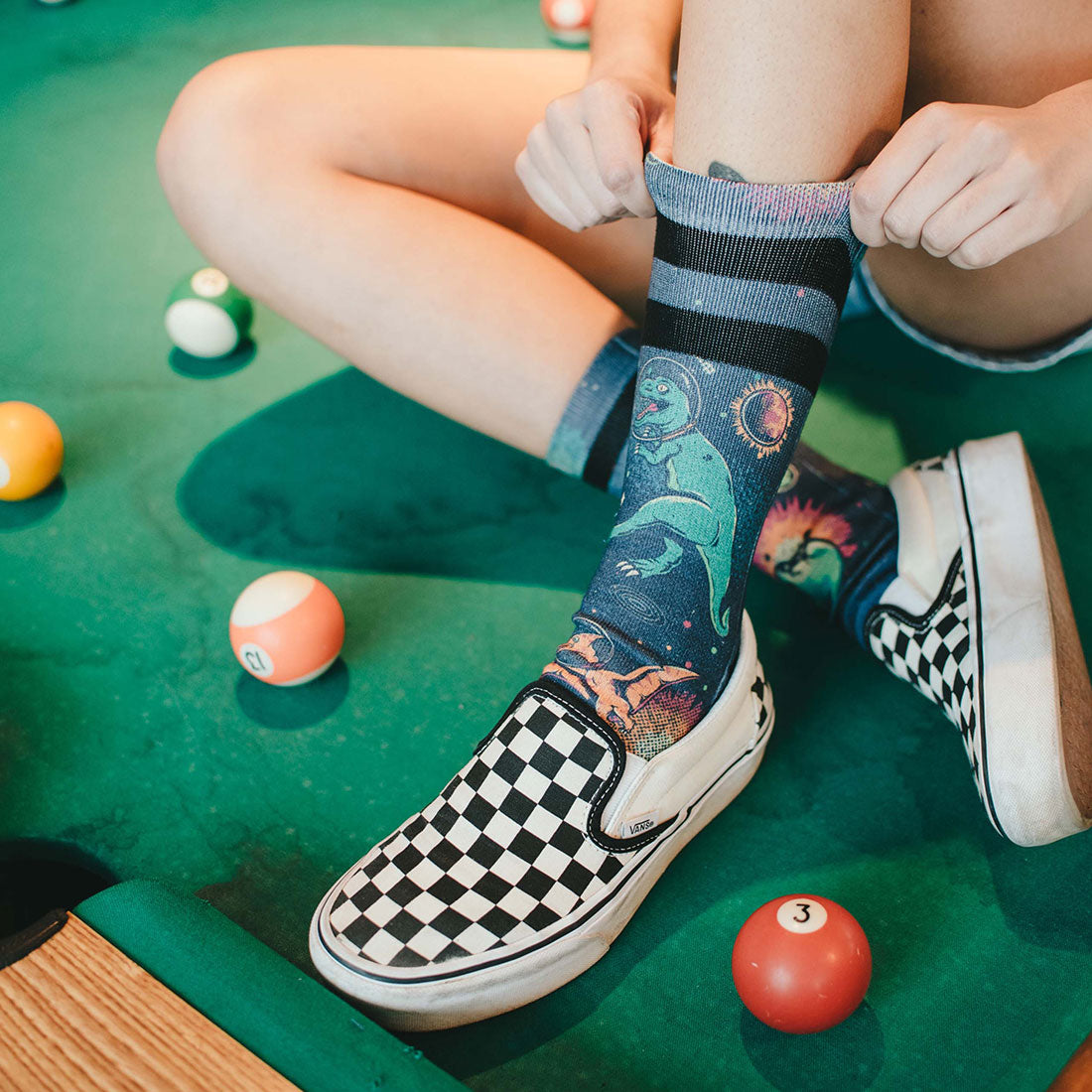 American Socks Signature - Space Dino Apparel Socks