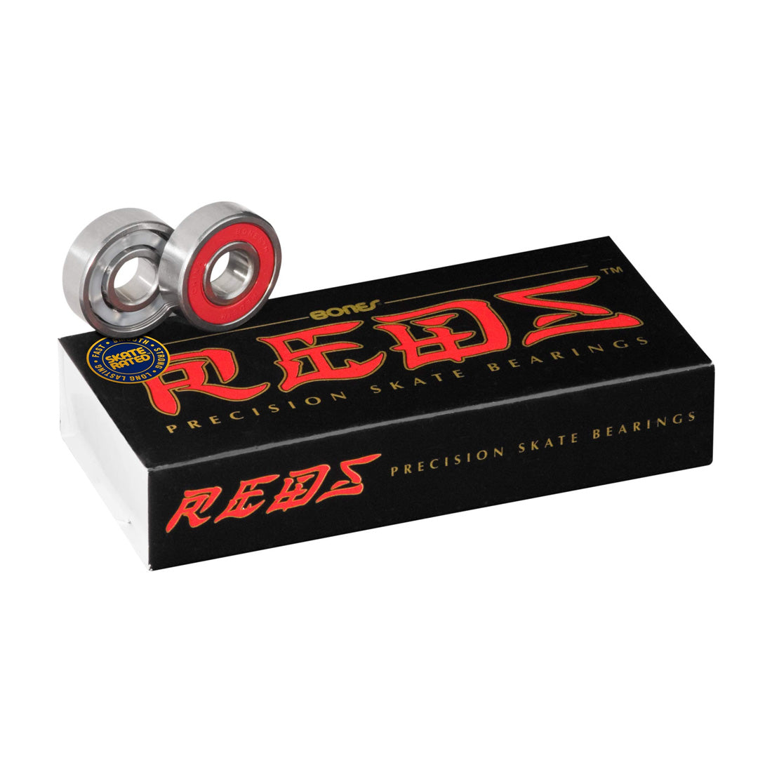 Bones Reds Bearings 8mm 16pk Inline and Quad Bearings
